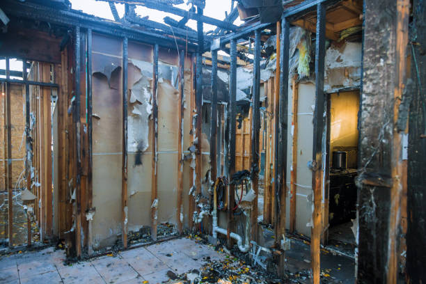 Professional Fire Board Up technician working in Langhorne, PA